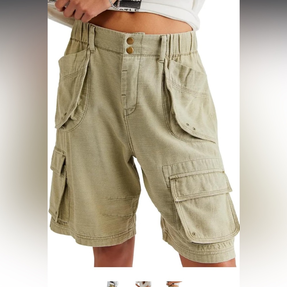 Free People Caymen Cargo Shorts